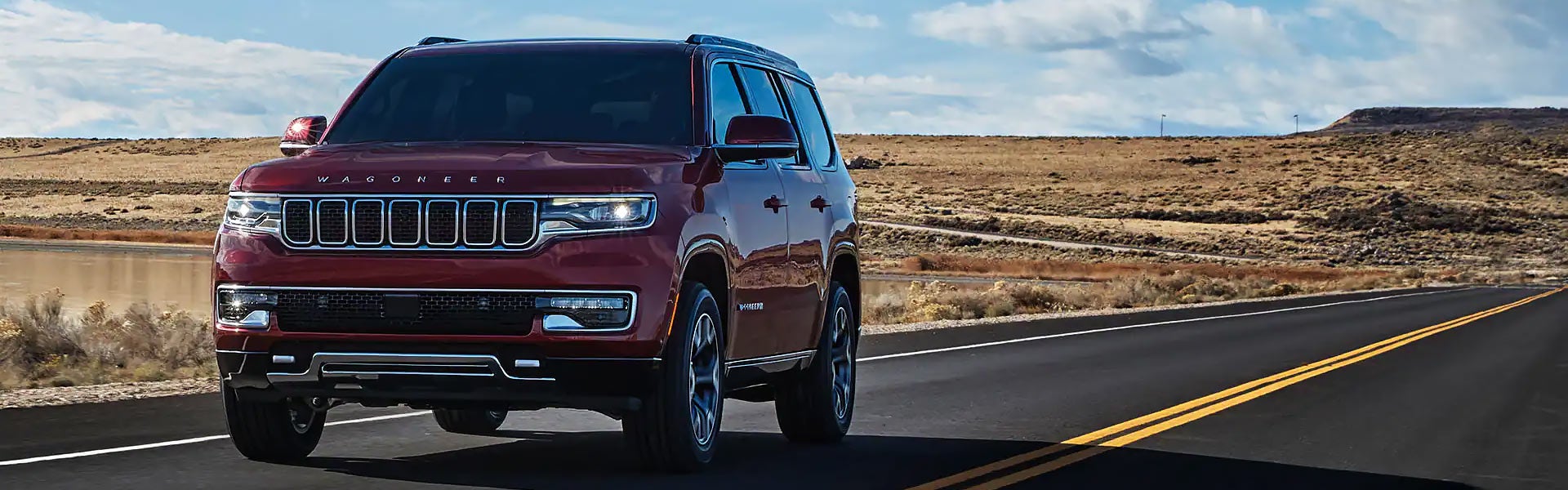 2023 Jeep Wagoneer driving on road