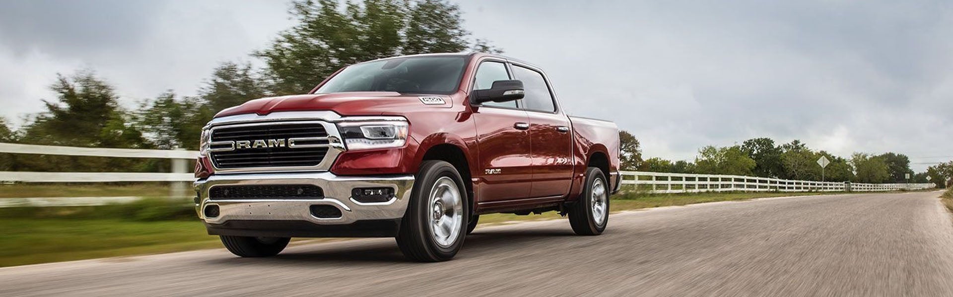 2020 Ram 1500 driving on road