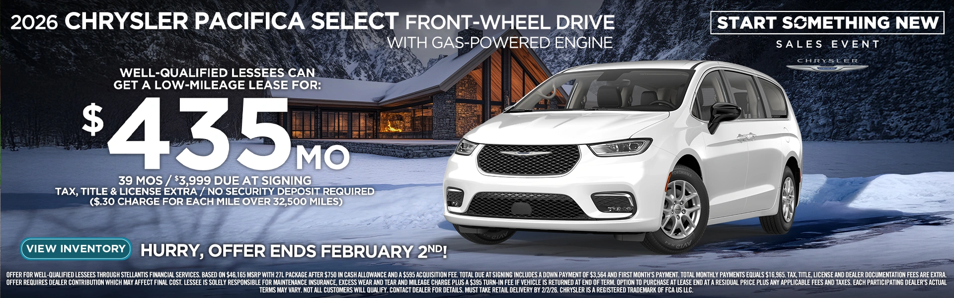 2026 Chrysler Pacifica in Calais #ST