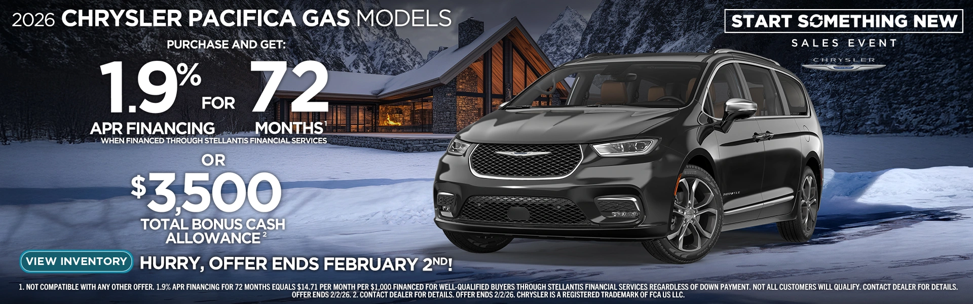 2026 Chrysler Pacifica in Calais #ST