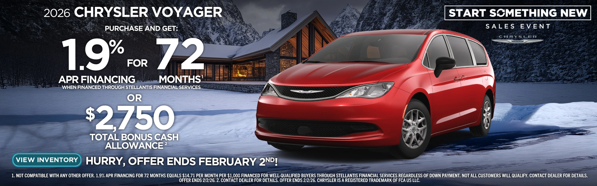 2026 Chrysler Voyager in Calais #ST